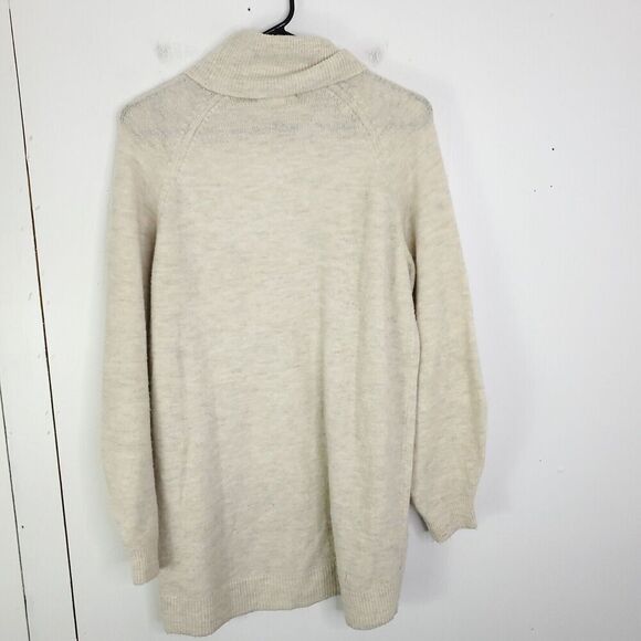 HM Sweater Womens XS Oversized Cowl Neck Neutral Minimalist Capsule Cream - Picture 8 of 8